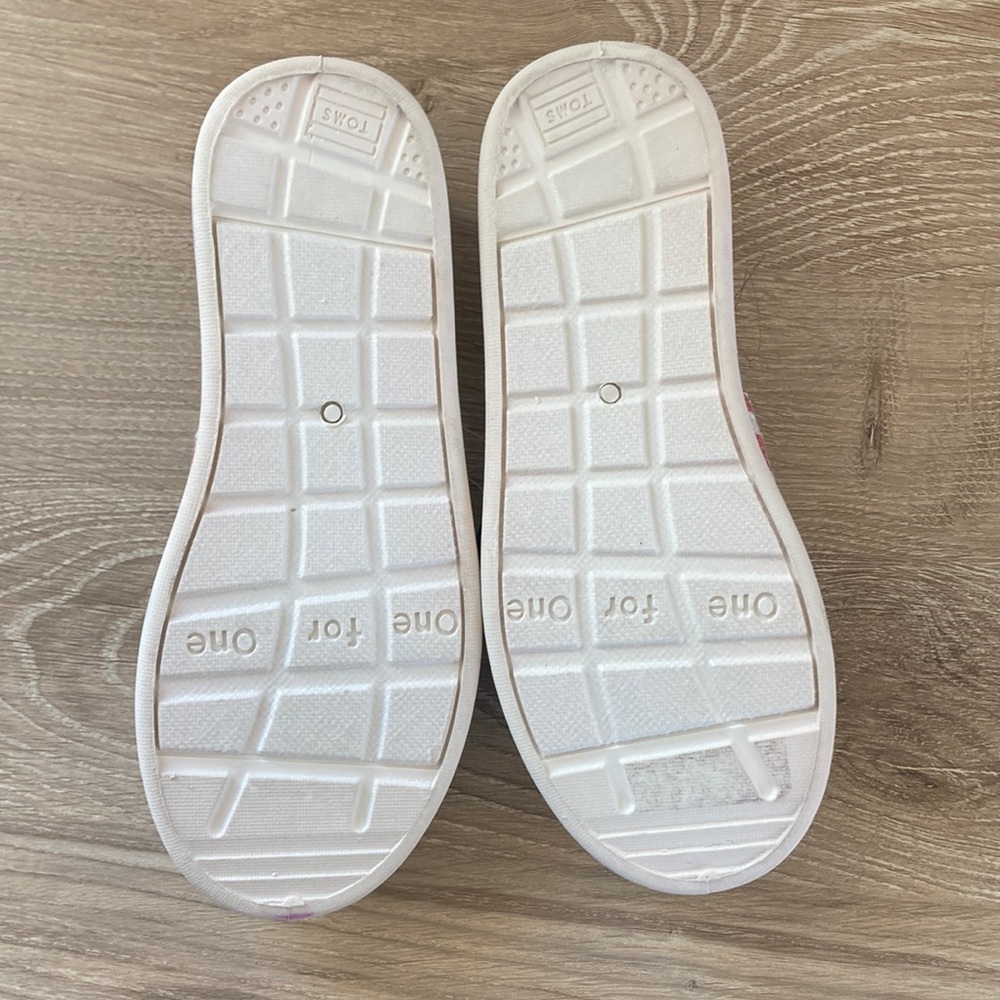 Kids Distressed Patriotic Toms Shoes Size 11 - Picture 2 of 4
